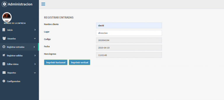 sistema de registro de entrada y salida del personal en php - Compra
